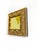 Abstract Yellow Framed Mini Painting by Jessalin Beutler For Sale - Image 3 of 3