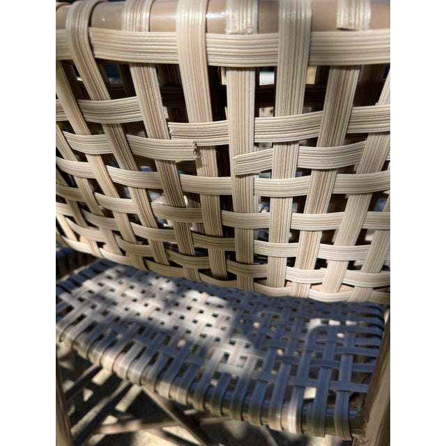 McGuire Antalya Outdoor Side Chairs- Set of 6 For Sale - Image 11 of 12