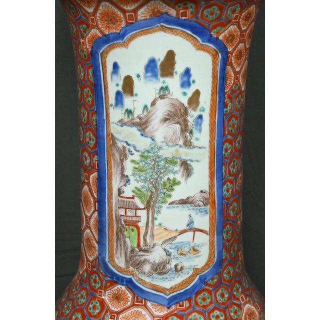 Antique Japanese Porcelain Vase For Sale - Image 11 of 18