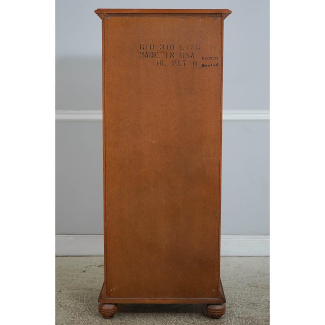 Lexington Oak Victorian Mansion 6 Drawer Lingerie Chest Semainier For Sale - Image 14 of 16