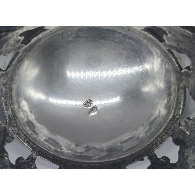 1940s Empire Style Silver Sugar Bowl, 1940s For Sale - Image 5 of 9