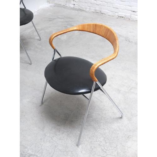 HE103 Chairs by Hans Eichenberger for Dietiker Swiss, 1955, Set of 4 For Sale - Image 17 of 18