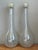 Transparent Vintage Monumental Murano Handblown Glass Bottles With Stoppers - Pair For Sale - Image 8 of 18