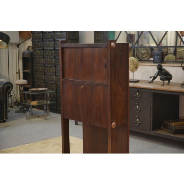 Wooden Secretary Desk, 1950s For Sale - Image 12 of 13