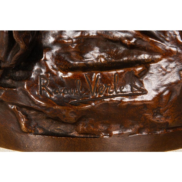 Barbedienne French Bronze Sculpture “Sorrow of Orpheus” by Raoul Verlet For Sale - Image 13 of 18