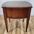 Wood Pair Vintage American 20th C Mahogany & Leather Night End Tables by Paine For Sale - Image 7 of 16