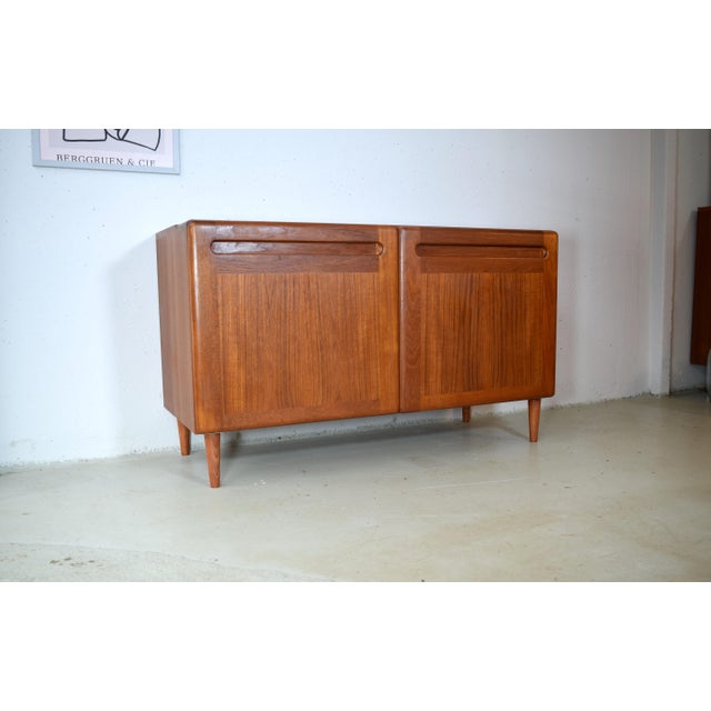 Brown Danish Teak Chest of Drawers by Kollund Möbler from Kollund Møbler, 1970s For Sale - Image 8 of 11