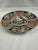 A vintage Japanese Imari porcelain plate featuring a traditional panel design in cobalt blue, red, and gold. Original...