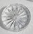 1950s Victorian Brilliant Cut Glass Hurricance Candle Holder Star Base Underplate For Sale - Image 9 of 14