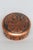 Mid-Century Modern Leiva Chile Handcrafted Circular Copper Trinket Box Etched Rooster Motif 4855b For Sale - Image 3 of 14