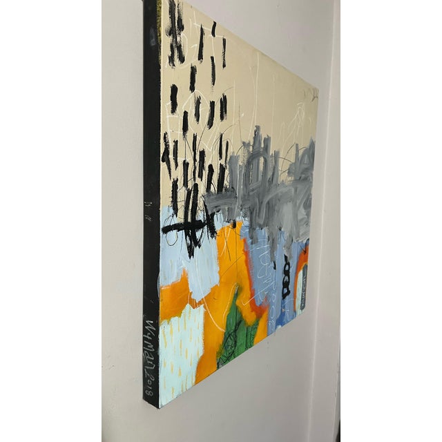 Abstract Painting by Artist Wyman Lancaster For Sale In Palm Springs - Image 6 of 9