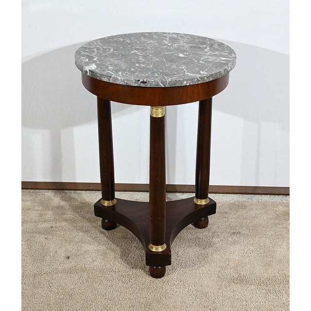 Empire Style Tripod Pedestal Table, Early 20th Century For Sale - Image 18 of 18