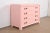 French John Stuart French Regency Pink Lacquered Dresser Chest, Newly Refinished For Sale - Image 3 of 12