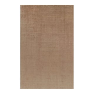 Rug & Kilim’s Oversized Contemporary Textural Rug in Beige-Brown Tones - 12x20 For Sale