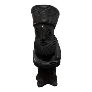 Ethiopian Folk Art Figurine Made of Clay