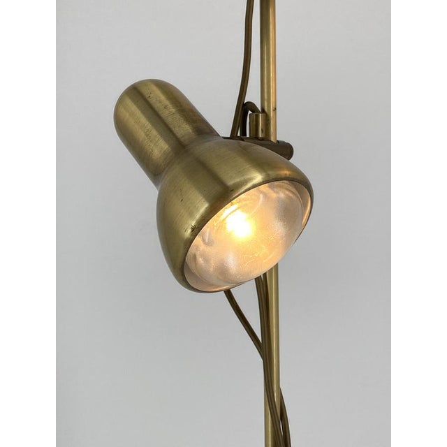 Gold Mid-Century Floor Lamp from Sölken Leuchten, Germany, 1980s For Sale - Image 8 of 18