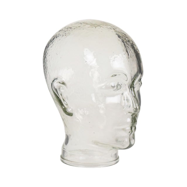 Heavy Glass Head Display Mannequin for Headphones, 1960s For Sale - Image 16 of 16
