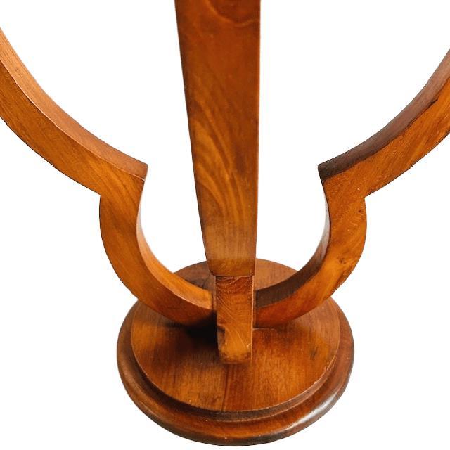 Antique Art Deco Modernist Side Table or Coffee Table in Walnut, 1930s For Sale - Image 9 of 10