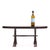 A striking pair of French lava stone tables featuring vibrant glazed and decorated tops mounted within hand-forged wrought...