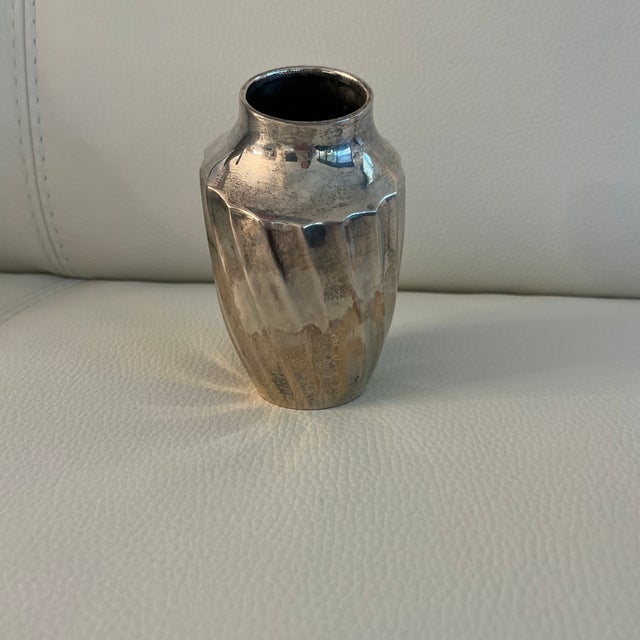1990s 1990s Mini Sterling Silver Vase For Sale - Image 5 of 5
