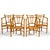 Contemporary McGuire Set of Four Armchairs For Sale - Image 3 of 12
