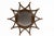 Ebonized and Giltwood Sun Burst Mirror, 20th Century. A regency style interpretation of a sun burst mirror. Lovely...