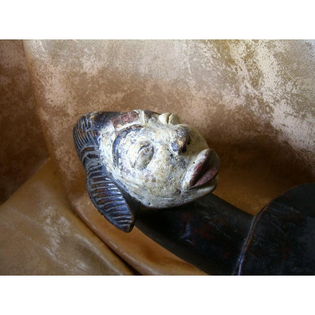1920s African Gabon Handmade Anthropomorphic Double Bellows, 1920s For Sale - Image 5 of 9