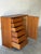 Teak Tall Dresser With 6-Drawers and Interior Shelving Danish Mid-Century Modern 1970s For Sale In Los Angeles - Image 6 of 12