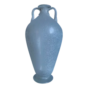 Seguso 16" Tall Scavo Murano Ancient Roman Relic Style Vase