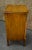 Vintage Satinwood Nightstand French Style Brass Ormolu Inlaid Bedside Table For Sale In Philadelphia - Image 6 of 12