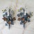 Rustic European 1940s Antique Italian Tole Electric Wall Sconces, a Pair For Sale - Image 3 of 9
