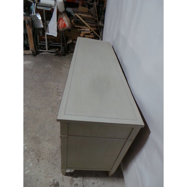 1950s Gustavian Style Unique 9 Drawer Dresser For Sale - Image 5 of 8