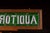 Green Antique “Auditorium Court” Stained Glass Transom Sign For Sale - Image 8 of 10