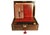 Metal Victorian Rosewood Writing Slope with Brass and Leather Inlay, UK, 1880, Set of 5 For Sale - Image 7 of 13