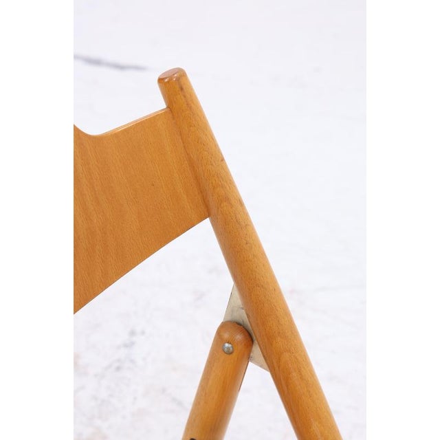 SE 18 Folding Chairs by Egon Eiermann for Wilde + Spieth, Set of 4 For Sale - Image 12 of 17