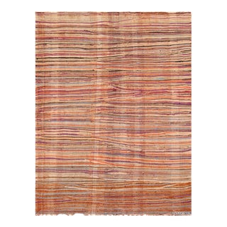 Nazmiyal Collection Striped Vintage Moroccan Tribal Kilim Rug For Sale