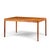 Brown Florence Knoll for Knoll Mid Century Walnut Expanding Dining Table With 1 Leaf For Sale - Image 8 of 10