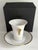Coffee cup 0.18 L with saucer 14.8 cm VERSACE Medallion Meandre D'or This piece has an attribution mark, I am sure that it...