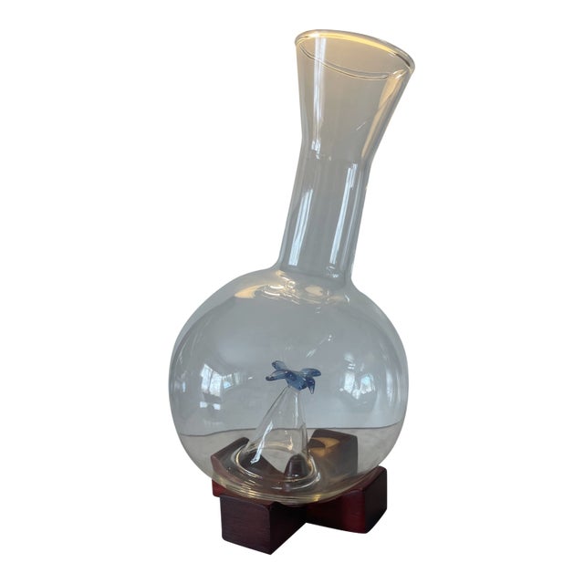 Michael Graves With Swid Powell PostModern Handblown Wine Aerator Decanter For Sale