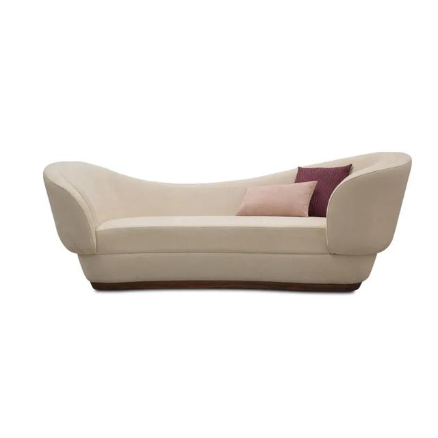 Mousgoum Two-Seat Sofa by Alma De Luce For Sale - Image 9 of 9