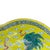 Yellow Chinese Export Porcelain Canton Famille Jeune Footed Dish, Ca. 1870 For Sale - Image 8 of 13