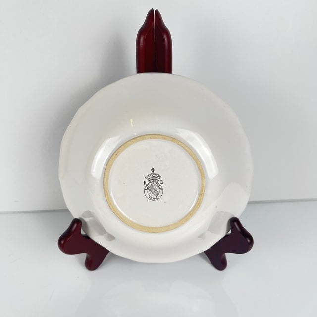 Streetlight Bowls with Tulip and Rose Pattern from KG Lunéville, 1980s, Set of 6 For Sale - Image 4 of 10