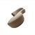 Wood Rh Copenhagen Right Arm Asymmetrical Sofa – Camel Performance Velvet | Open Box For Sale - Image 7 of 11