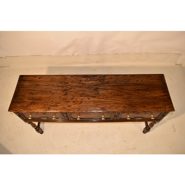 Circa 1900 English Elm Geometric Sideboard For Sale In Greensboro - Image 6 of 9