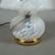 Mushroom Table Lamp in Opaline Murano Glass and Brass, 1970s For Sale - Image 9 of 13