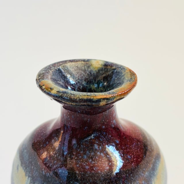 Purple Studio Pottery Bud Vase For Sale In San Francisco - Image 6 of 7