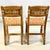 1970s Brutalist Boho Chic Ceruse Oak & Leather Strap Dining Chairs - A Pair For Sale - Image 11 of 13