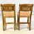 Cinco De Mayo - 1970s Brutalist Boho Chic Mexican Ceruse Oak & Leather Strap Dining Chairs - A Pair. For Sale - Image 11 of 13