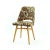 Fabric and Wood Floral Dining Chair from Drevotvar, 1960s For Sale - Image 10 of 10