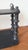 Vintage Wooden Black Tiered Shelf, Turned Spindle Display Stand, Rustic 2 Tier Wall Shelf, Folk Art Wood Rack, Cottage Decor For Sale - Image 11 of 17